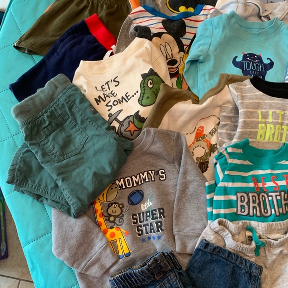 Boy Clothes Winter 12 months Bundle 25 items - Picture 2 of 5